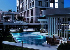 Проект семейной концепции с идеальной транспортной развязкой