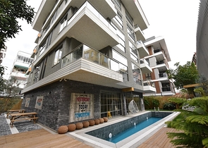 Новая трехкомнатная квартира в районе пляжа Клеопатры 