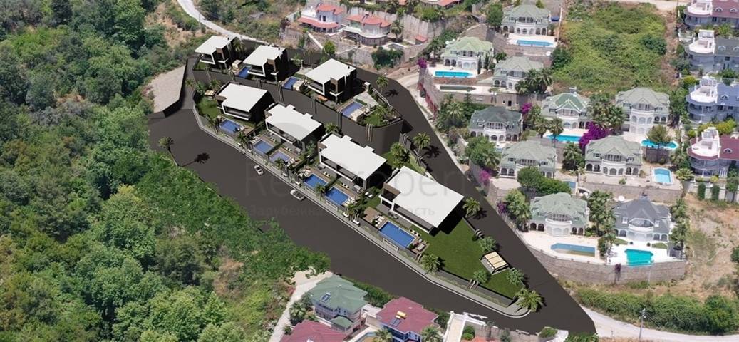 Роскошные виллы в Центре Алании