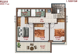 Роскошные виллы в Центре Алании