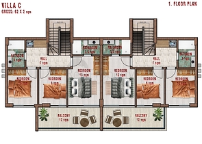 Роскошные виллы в Центре Алании