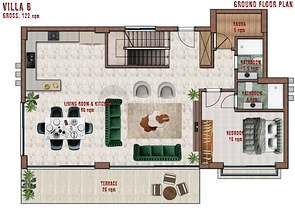 Роскошные виллы в Центре Алании