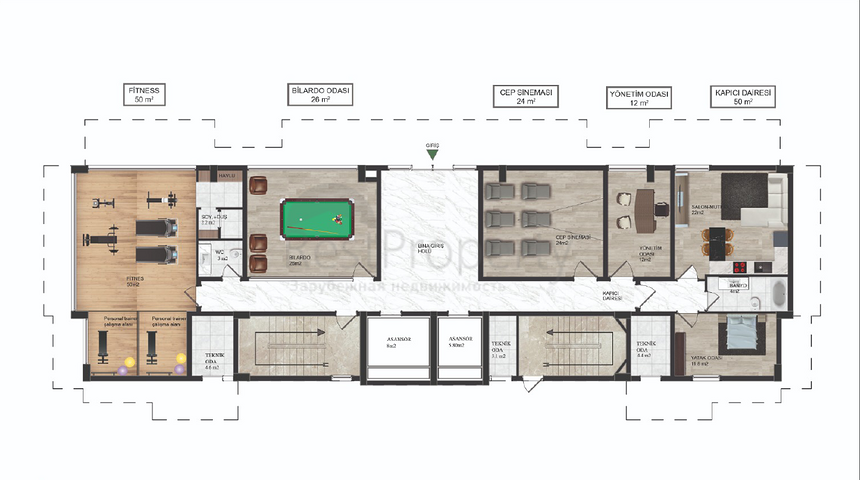 Новый строящийся проект в Махмутлар