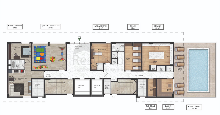 Новый строящийся проект в Махмутлар