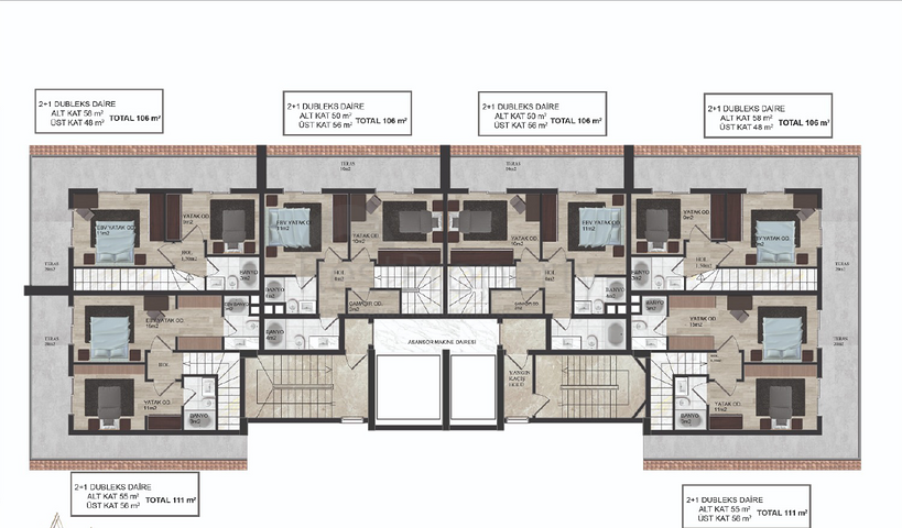 Новый строящийся проект в Махмутлар