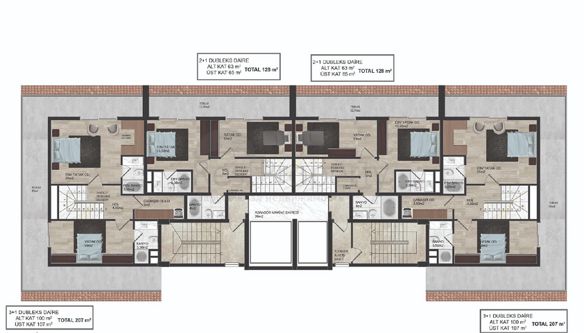 Новый строящийся проект в Махмутлар