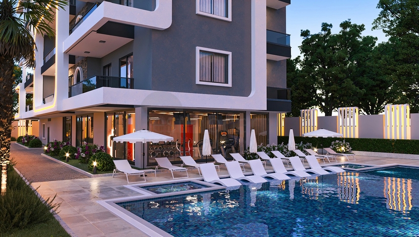 Новый строящийся проект в Махмутлар