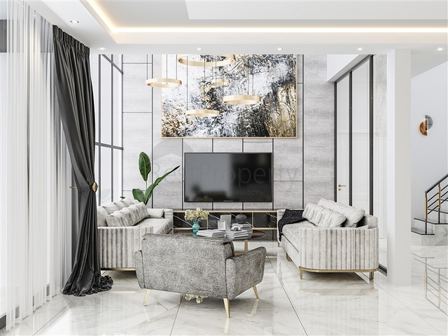 Новый проект вилл 4+1 в Оба с бесподобным видом на море