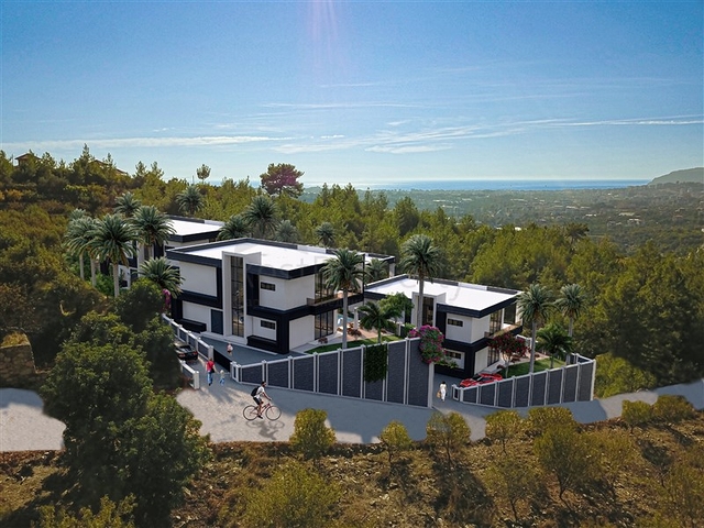 Новый проект вилл 4+1 в Оба с бесподобным видом на море