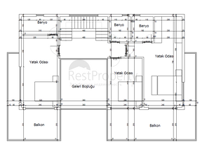 Новый проект вилл 4+1 в Оба с бесподобным видом на море