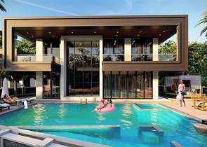 Новый проект вилл 4+1 в Оба с бесподобным видом на море