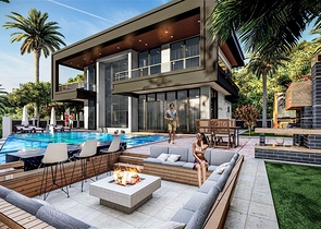 Новый проект вилл 4+1 в Оба с бесподобным видом на море