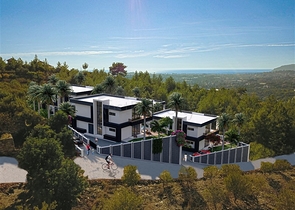 Новый проект вилл 4+1 в Оба с бесподобным видом на море