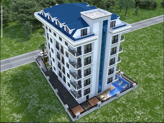 Бутик – комплекс в Махмутларе в 800 м от моря 