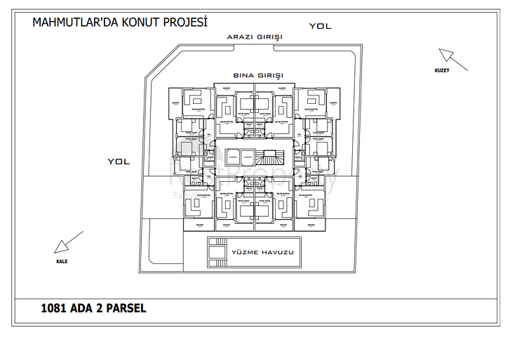 Новый проект в районе Махмутлар