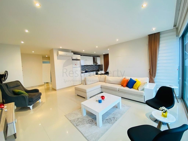 Апартаменты 2+1 с видом на море в Кестель