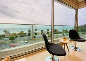 Апартаменты 2+1 с видом на море в Кестель