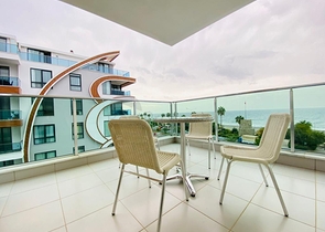 Апартаменты 2+1 с видом на море в Кестель