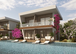 Современные Виллы Стиля модерн и Венеции