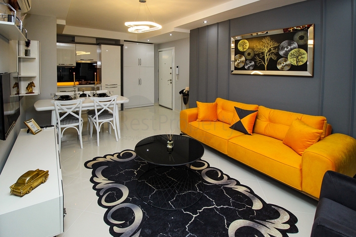 Апартаменты планировкой 1+1 в районе Оба