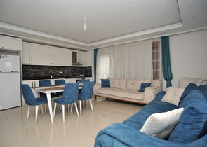 Дуплекс 3+1 с мебелью рядом с морем в районе Кестель