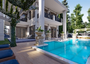 Шикарная вилла 5+1 в районе Каргыджак