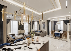 Шикарная вилла 5+1 в районе Каргыджак