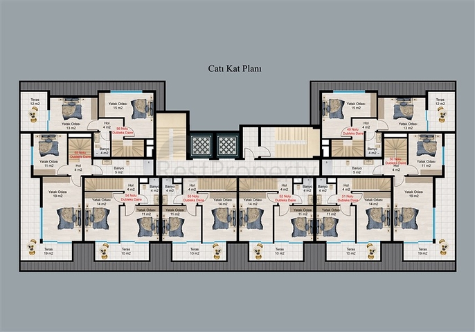 Новый проект в районе Авсаллар всего в 650 м от моря