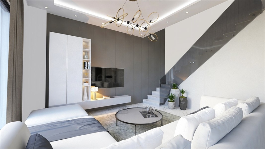 Новый проект в районе Авсаллар всего в 650 м от моря