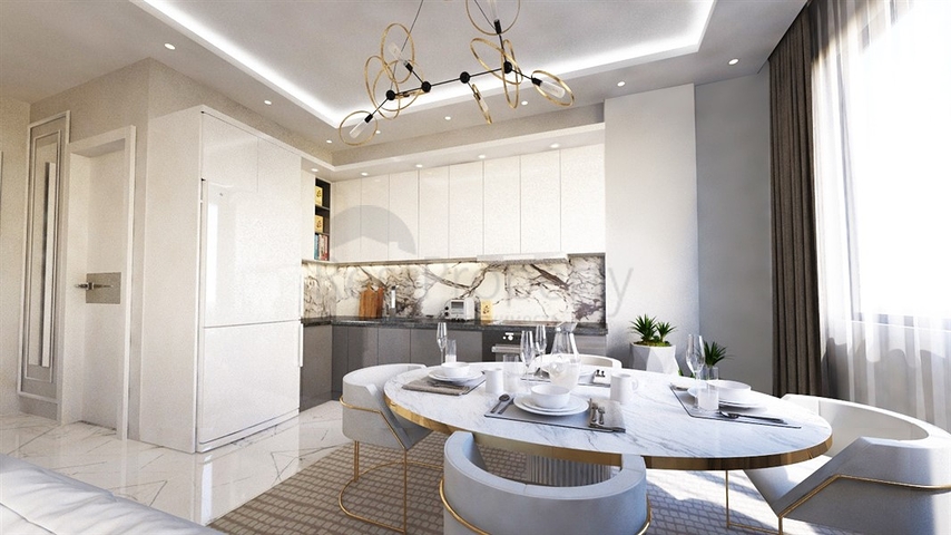 Новый проект в районе Авсаллар всего в 650 м от моря