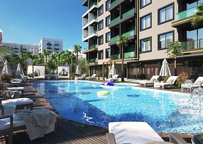 Новый проект в районе Авсаллар всего в 650 м от моря