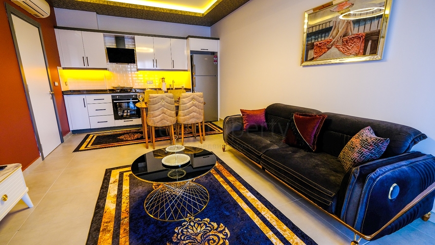 Двухкомнатная квартира в районе Махмутлар