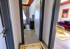 Меблированная квартира 1+1 в современном комплексе в районе Махмутлар