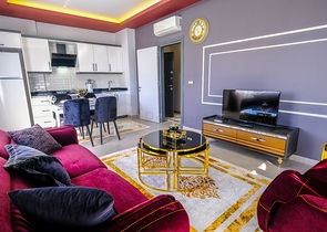 Меблированная квартира 1+1 в современном комплексе в районе Махмутлар