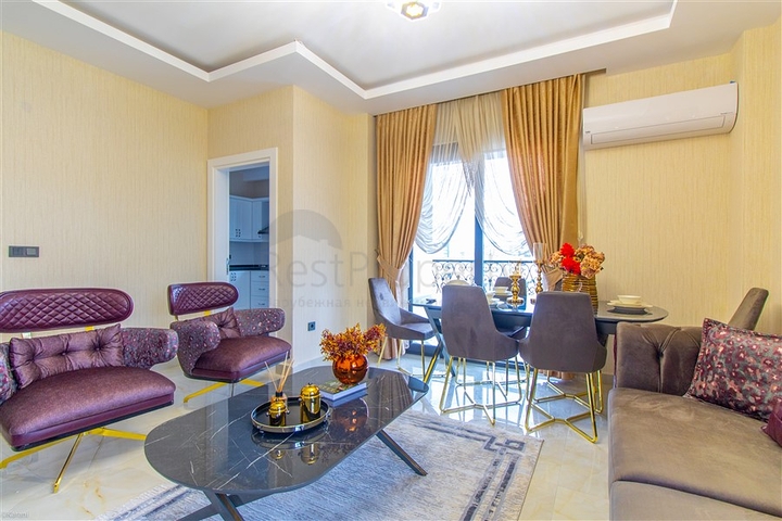 Меблированный пентхаус в новом комплексе Каргыджака