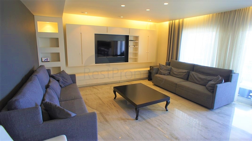 Апартаменты планировкой 3+1 в районе Тосмур с видом на море