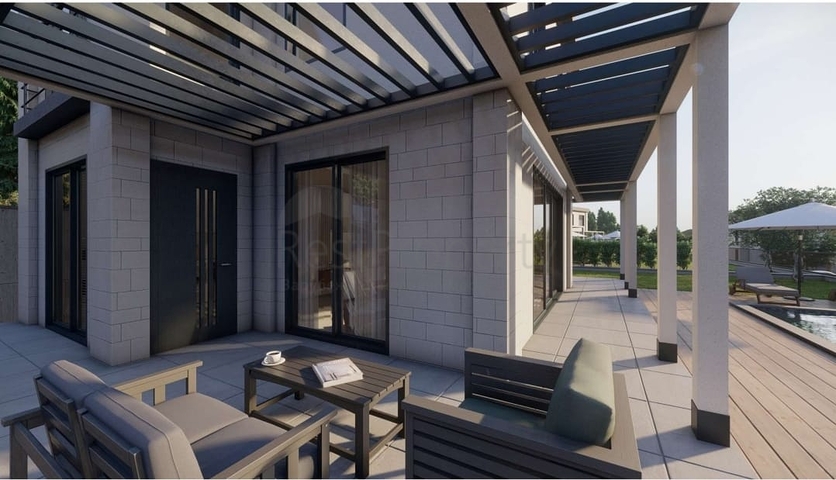 Бутик проект вилл на стадии строительства в районе Гюндоган 