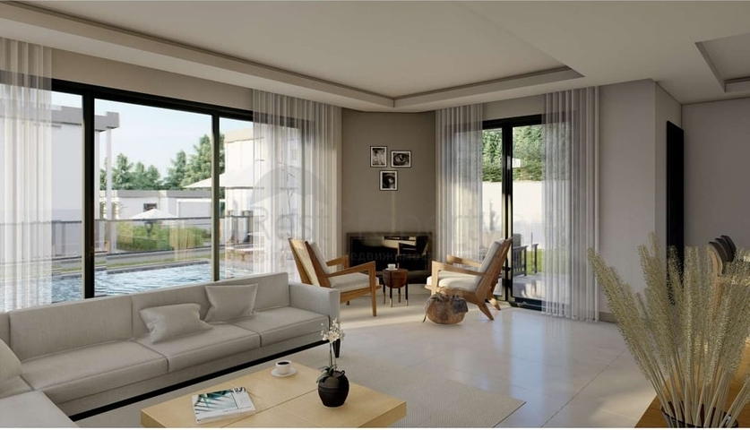 Бутик проект вилл на стадии строительства в районе Гюндоган 