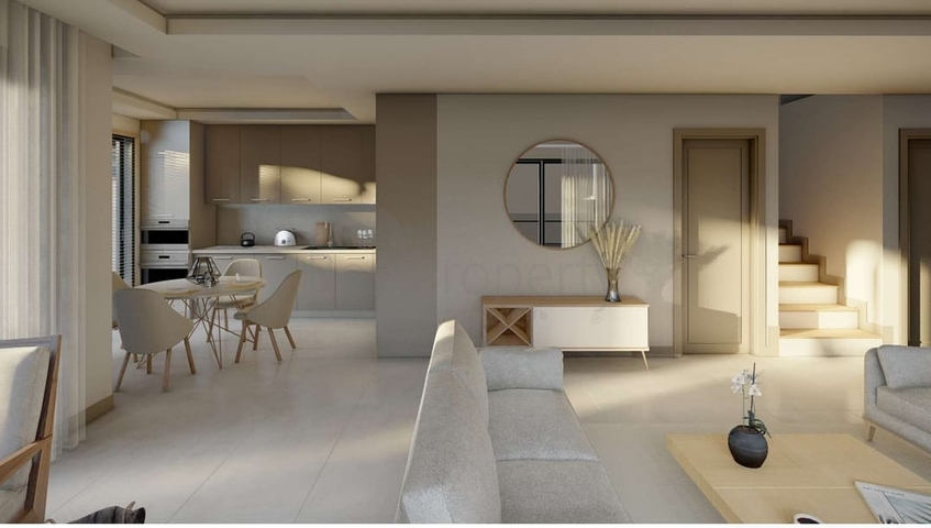 Бутик проект вилл на стадии строительства в районе Гюндоган 