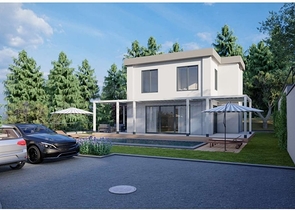 Бутик проект вилл на стадии строительства в районе Гюндоган 