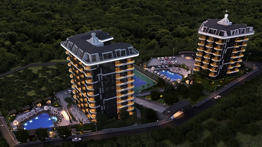 Элитный комплекс на стадии строительства в районе Демирташ