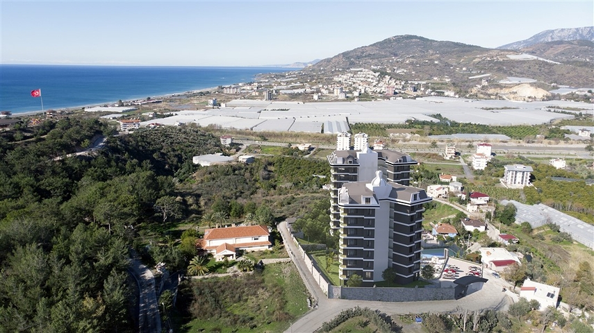 Элитный комплекс на стадии строительства в районе Демирташ