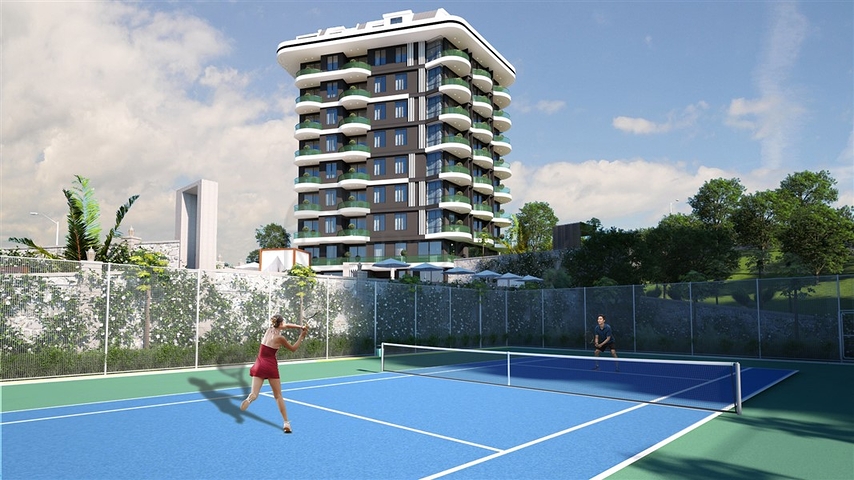 Элитный комплекс на стадии строительства в районе Демирташ