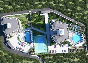 Элитный комплекс на стадии строительства в районе Демирташ