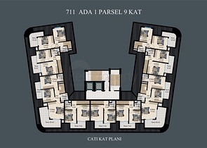 Элитный комплекс на стадии строительства в районе Демирташ