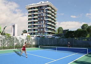 Элитный комплекс на стадии строительства в районе Демирташ