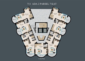 Элитный комплекс на стадии строительства в районе Демирташ