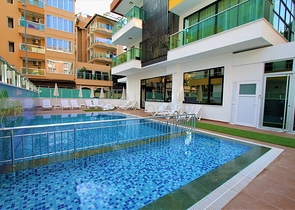 Двухкомнатная квартира в районе пляжа Клеопатра