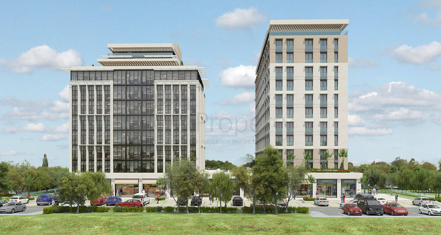 Строящийся жилой комплекс в районе Бейликдюзю