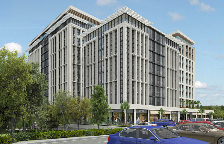 Строящийся жилой комплекс в районе Бейликдюзю